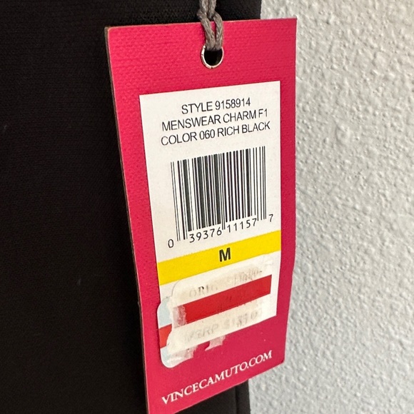 Vince Camuto Black Mini Dress with White Accents - Picture 4 of 5